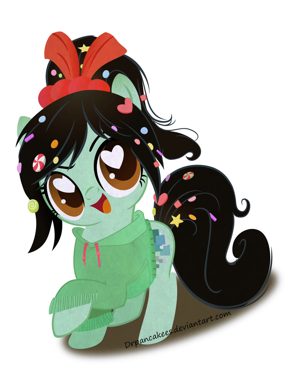 Vanellope von Schweetz is a pony!