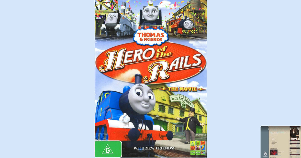 Marion Rails Dvd Hero Of The Rails DVD Cover by Charlie316 on DeviantArt