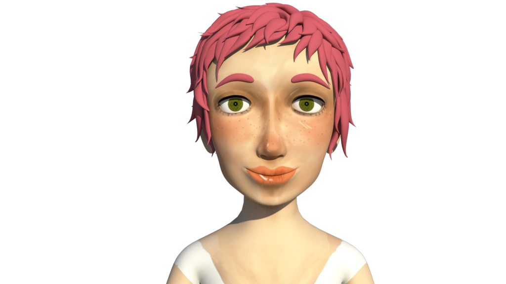 Flo (3D Model) by Aces-Butterfly on DeviantArt