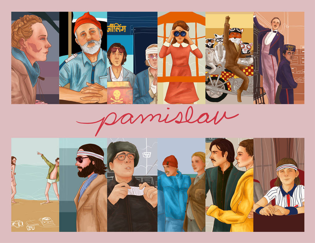 Wes Anderson inspired calendar by AcesButterfly on DeviantArt