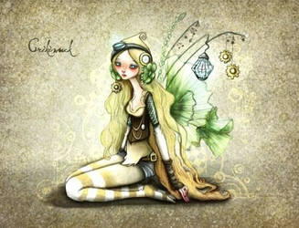Long hair tinkerbell by crisquinu