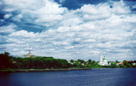 Volga river.