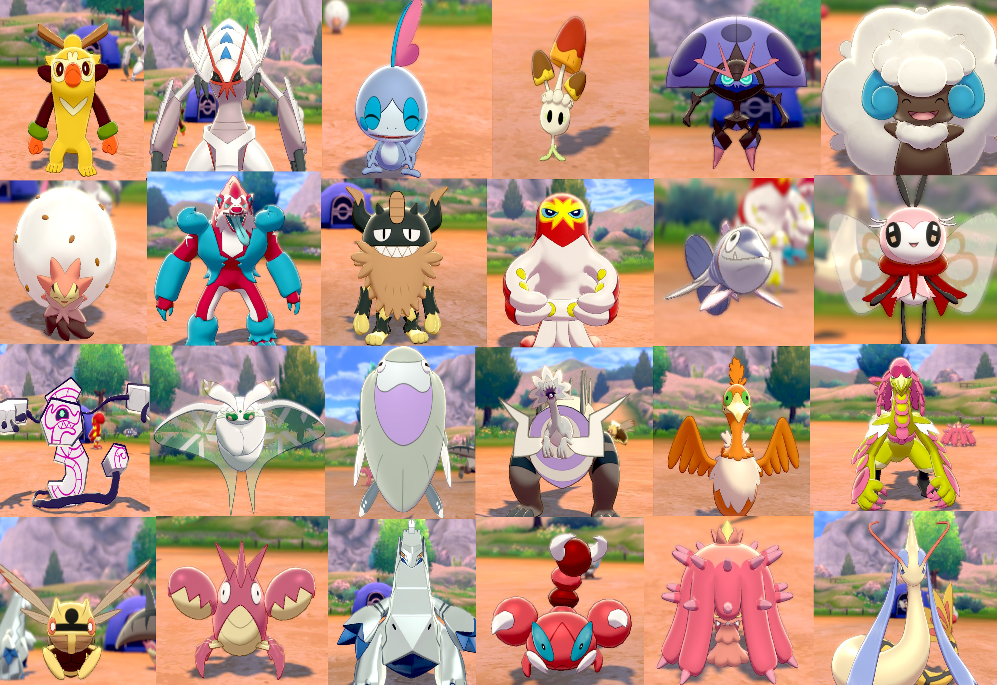 TODOS OS POKÉMON SHINY DE SWORD & SHIELD !! 