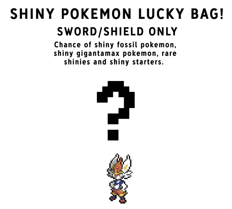 Shiny Pokemon Lucky Bag Sword Shield Open By Shinypokefarm On Deviantart Shiny Pokemon Lucky Bag Sword Shield Open By Shinypokefarm On Deviantart