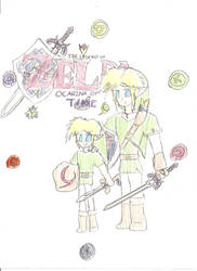 Zelda Ocarina of Time Young and Adult Link