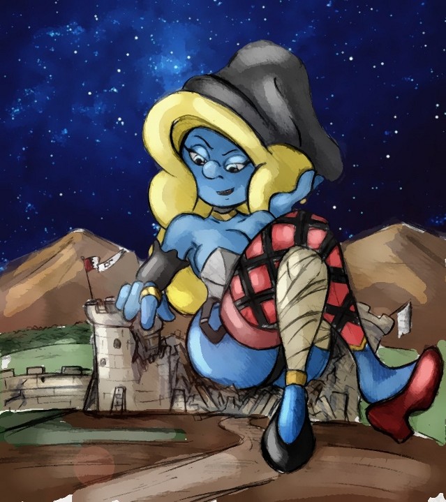 Technicolor Redux - The Dark Sorceress Smurfette