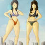 Giantess Draw - Elisa and Francesca