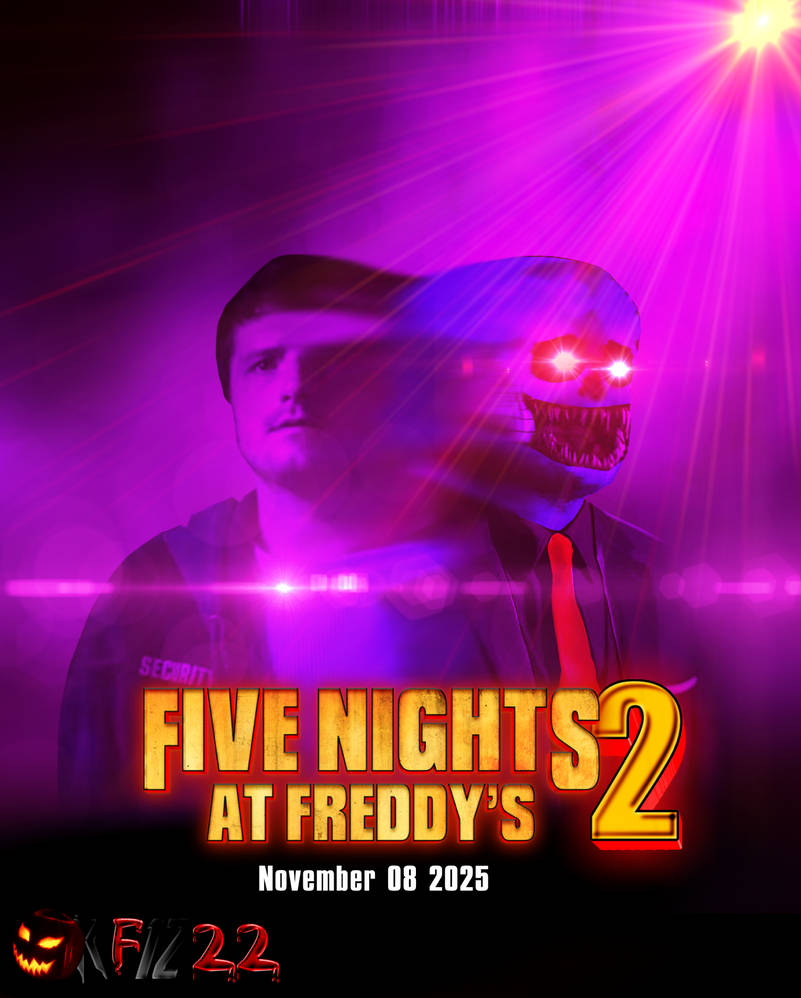 Fnaf 2 Movie Poster 2025 FanMade by RedLotter12 on DeviantArt