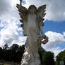 White Stone Angel Stock