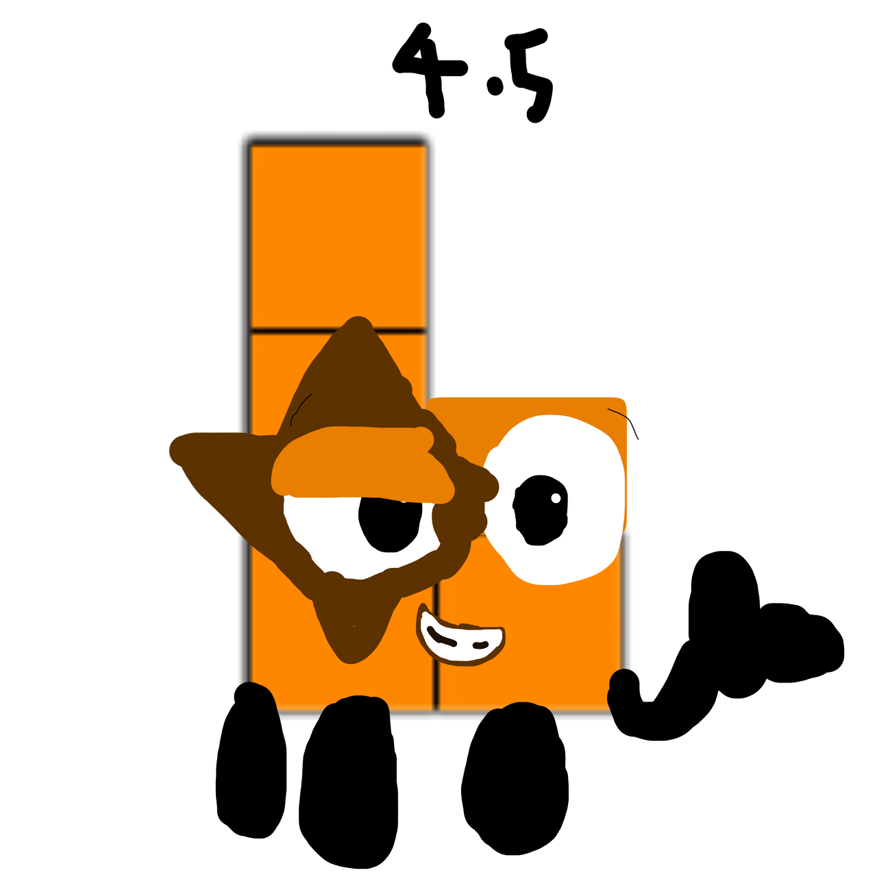 Numberblocks oc: 4.5 by Brosquadjay on DeviantArt