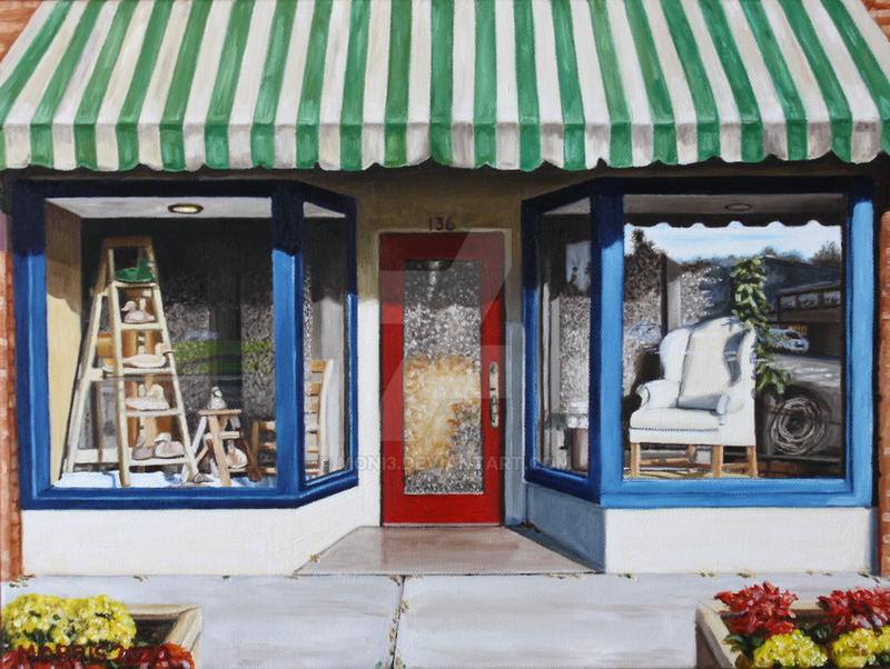 Storefront with Ducks