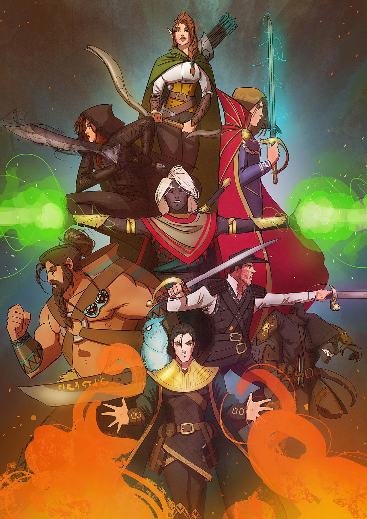 DnD Party Commission 3 by TheNexusInfinity on DeviantArt