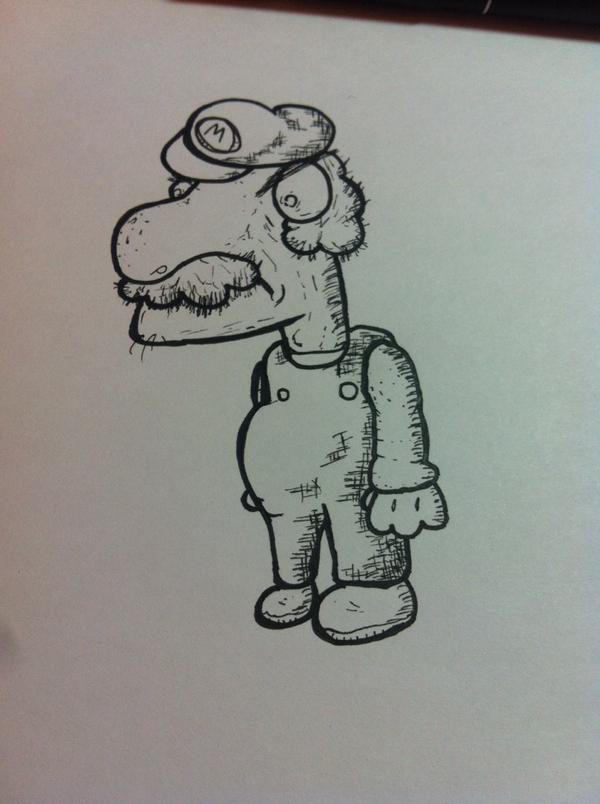 Grumpy Mario Grumpy Mario by JoxLenox on DeviantArt