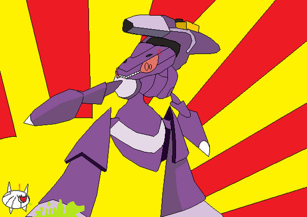 Genesect, Bug type Pokemon's supreme ruler. by Therealscrafty on DeviantArt