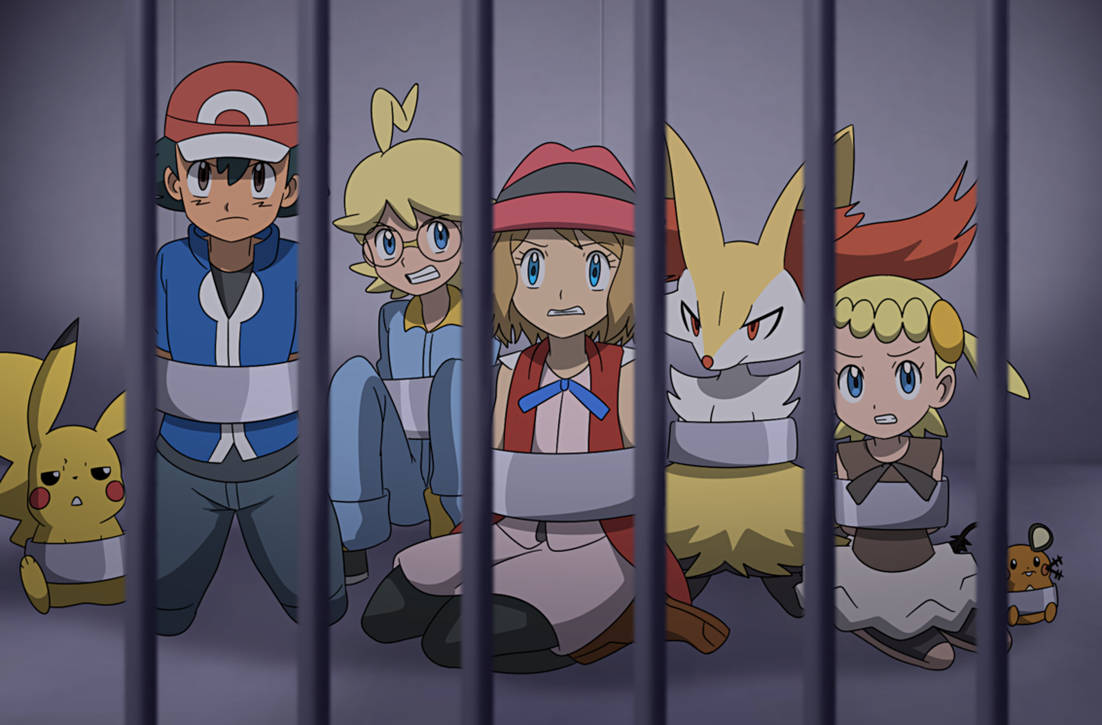Team Flare members in the Kalos region