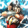 Wonder Woman in water color