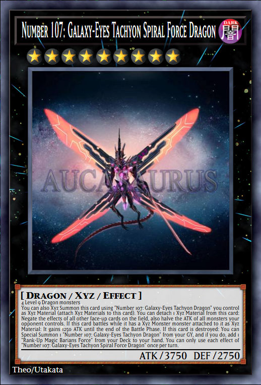 Number 107: Galaxy-Eyes Tachyon Spiral Force Drago by TheoArtFinder on ...