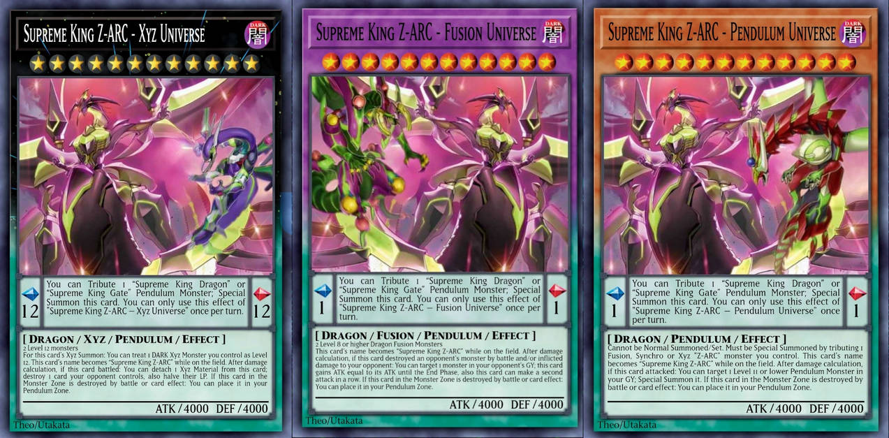yugioh zarc card YU-GI-OH! Supreme King Z-ARC - Synchro Universe - LEDE-EN100 - Super Rare Oh trading and collectible card game (TCG/CCG) YUGIOH Supreme King ZARC Deck