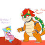 Princess Peach? (Foxy) meets bowser.