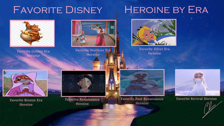 Favorite Disney Heroine By Era Meme