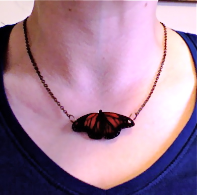 Monarch Butterfly Necklace