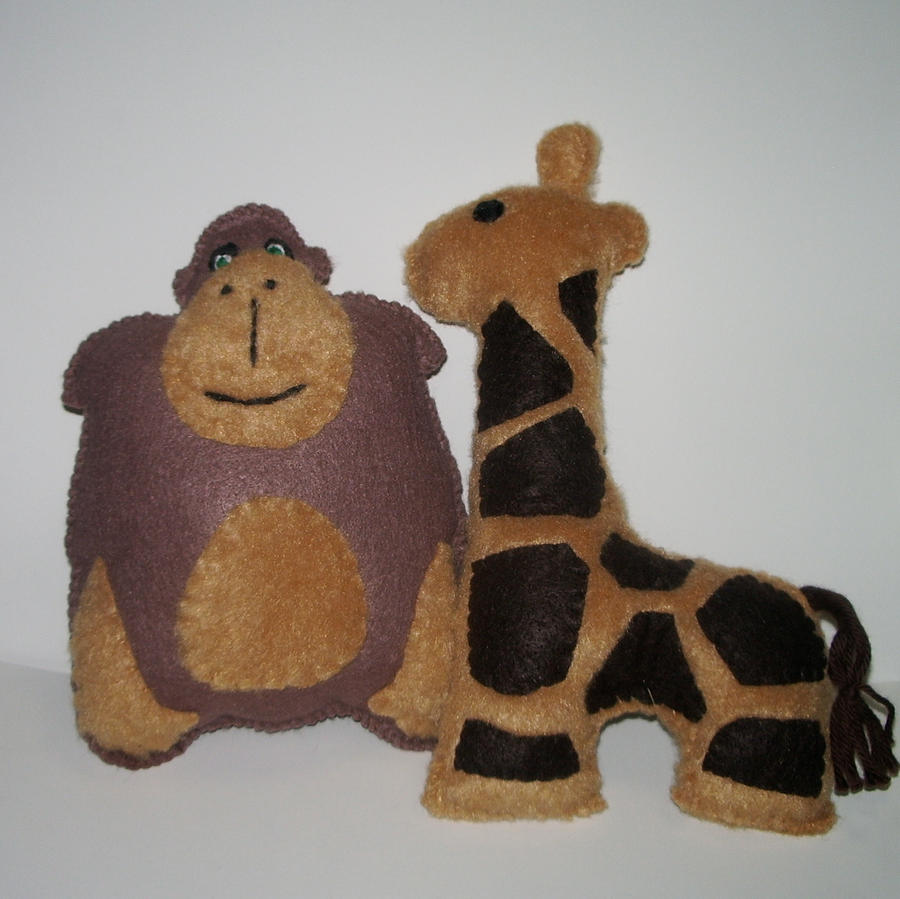 Safari Animal Plushies