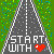 Start with Love Pixel Icon F2U