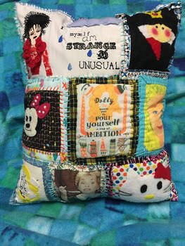 Teesha Moore Inspired Patch Pillow Side 1