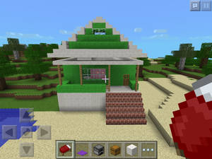 The Reyvin sisters' house in MineCraft (frontview)