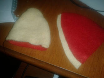 wolf / neko ears plush  wip by Ahrikima