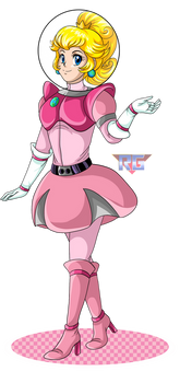 Peach Space Land Outfit