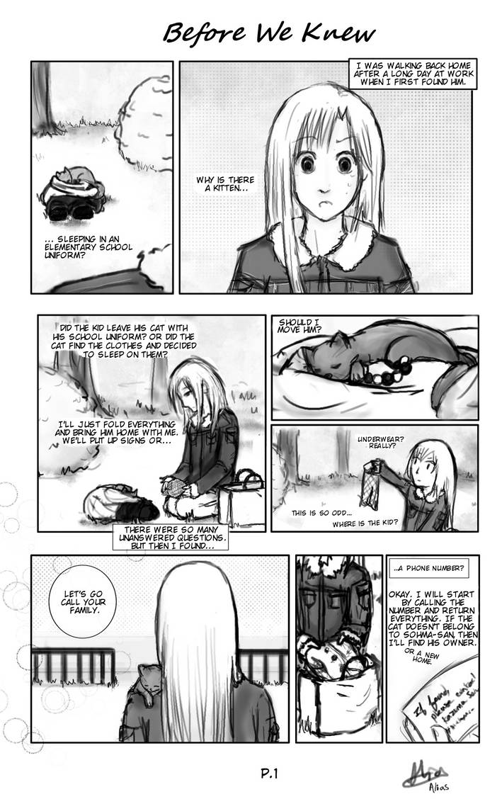 Before We Knew (Page 1) by AliasSohma on DeviantArt