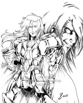 Saint Seiya Lost canvas Deuteros Gemini