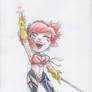 WaterColor Commission Cutie Honey 2