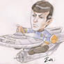 Watercolor Mister Spock