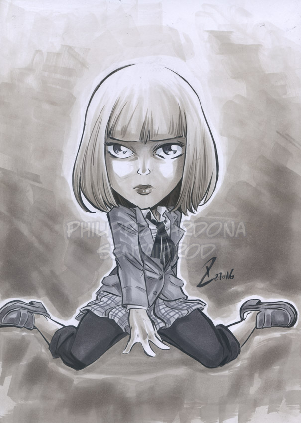 Grey Markers Hana from Prison School