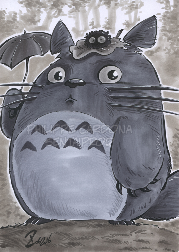 Copic Markers Totoro