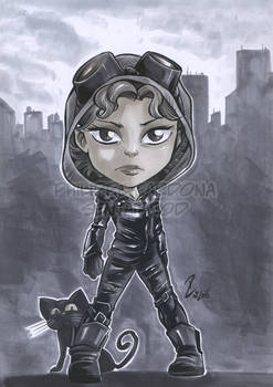 Grey Markers Selina from Gotham