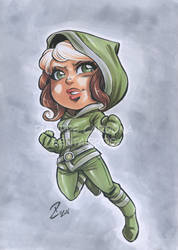Copic markers Chibi Rogue