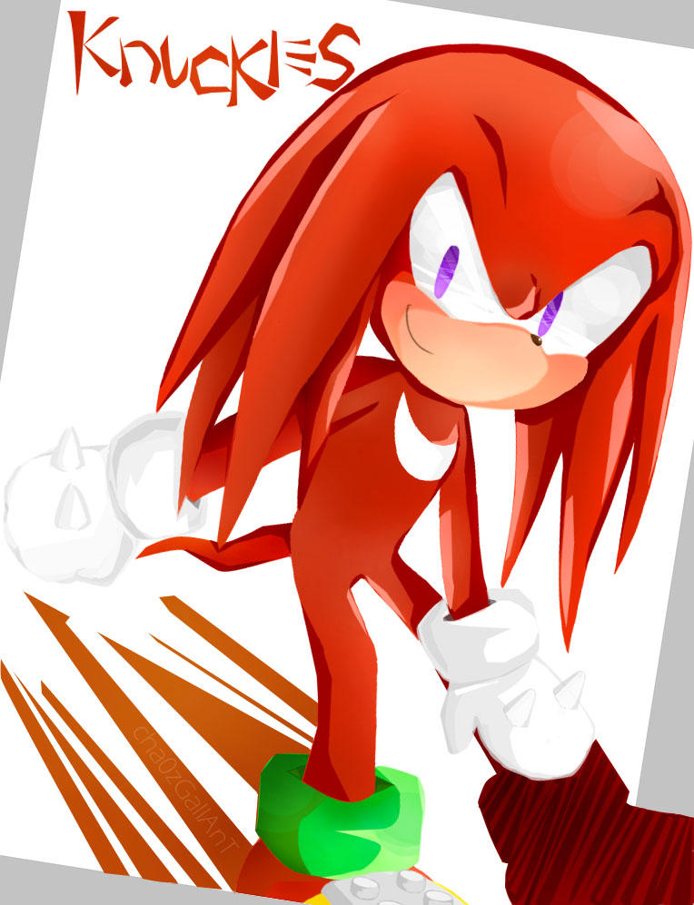 Sonic : KNUCKLES by Cha0zGallAnT on DeviantArt
