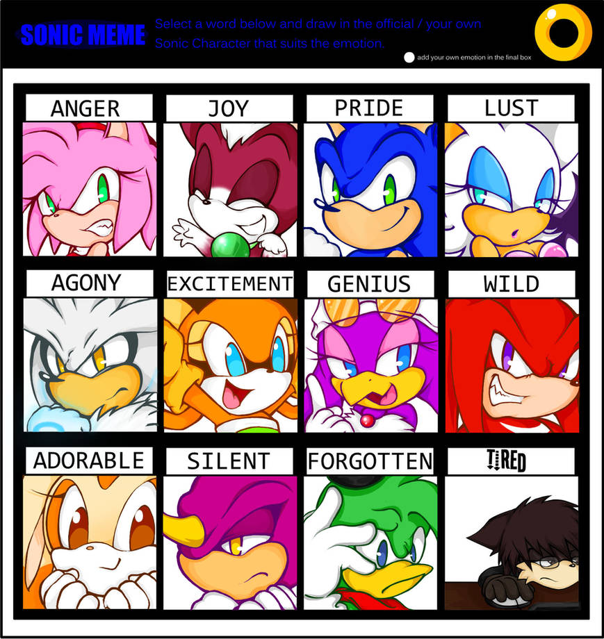 Sonic Forms Meme with Shadow by tortaviso on DeviantArt