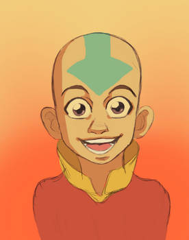 Aang on ipad procreate