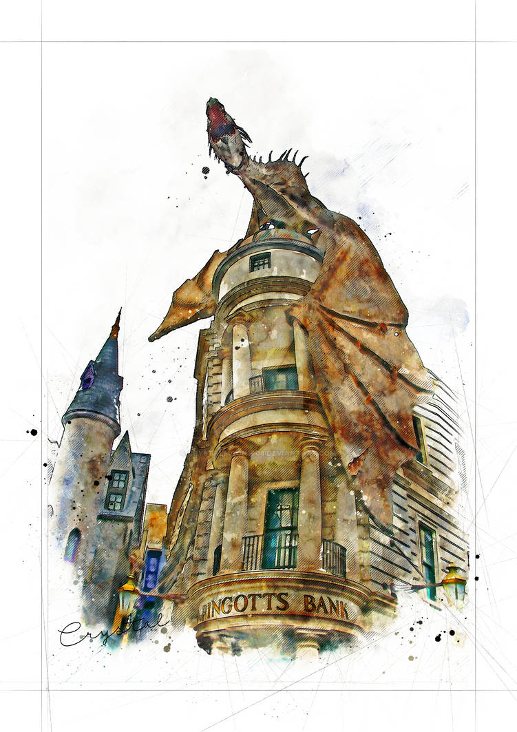 Premium AI Image  Watercolor painting of a castle by harry potter