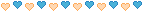 Heart Border [Blue/Orange] by RevPixy