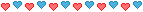 Heart Border [Blue/Red] by RevPixy