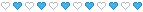 Heart Border [Blue/White] by RevPixy