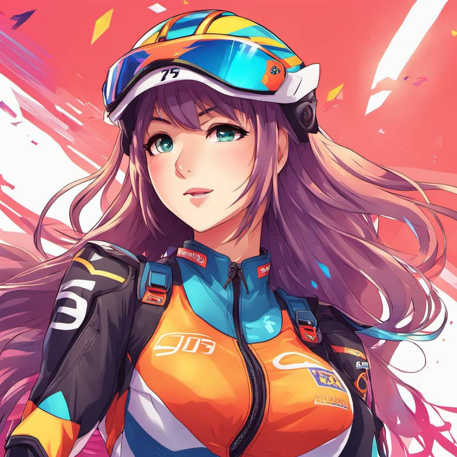Racer girl by Nikkilb7 on DeviantArt
