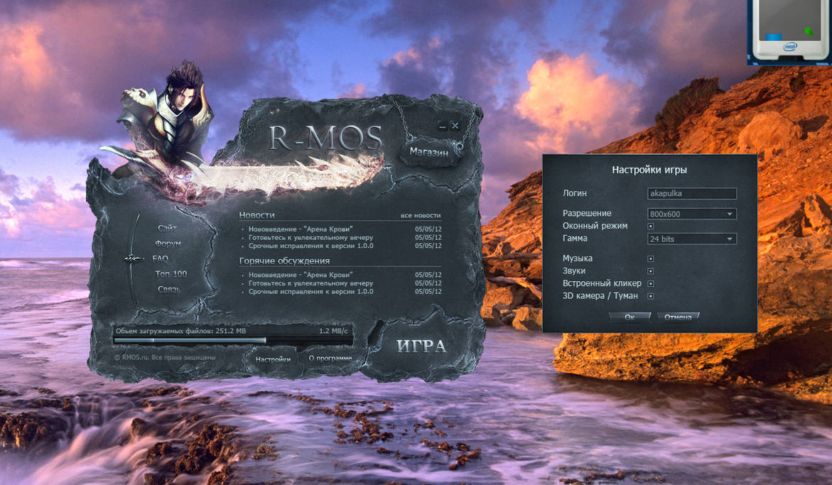 Game Launcher UI by webgrafion on DeviantArt