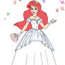 Ariel wedding dress restyle