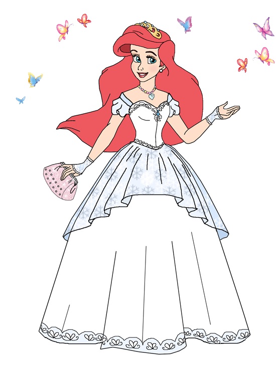 Ariel Wedding Dress Restyle By Dreamseeker3000 On Deviantart